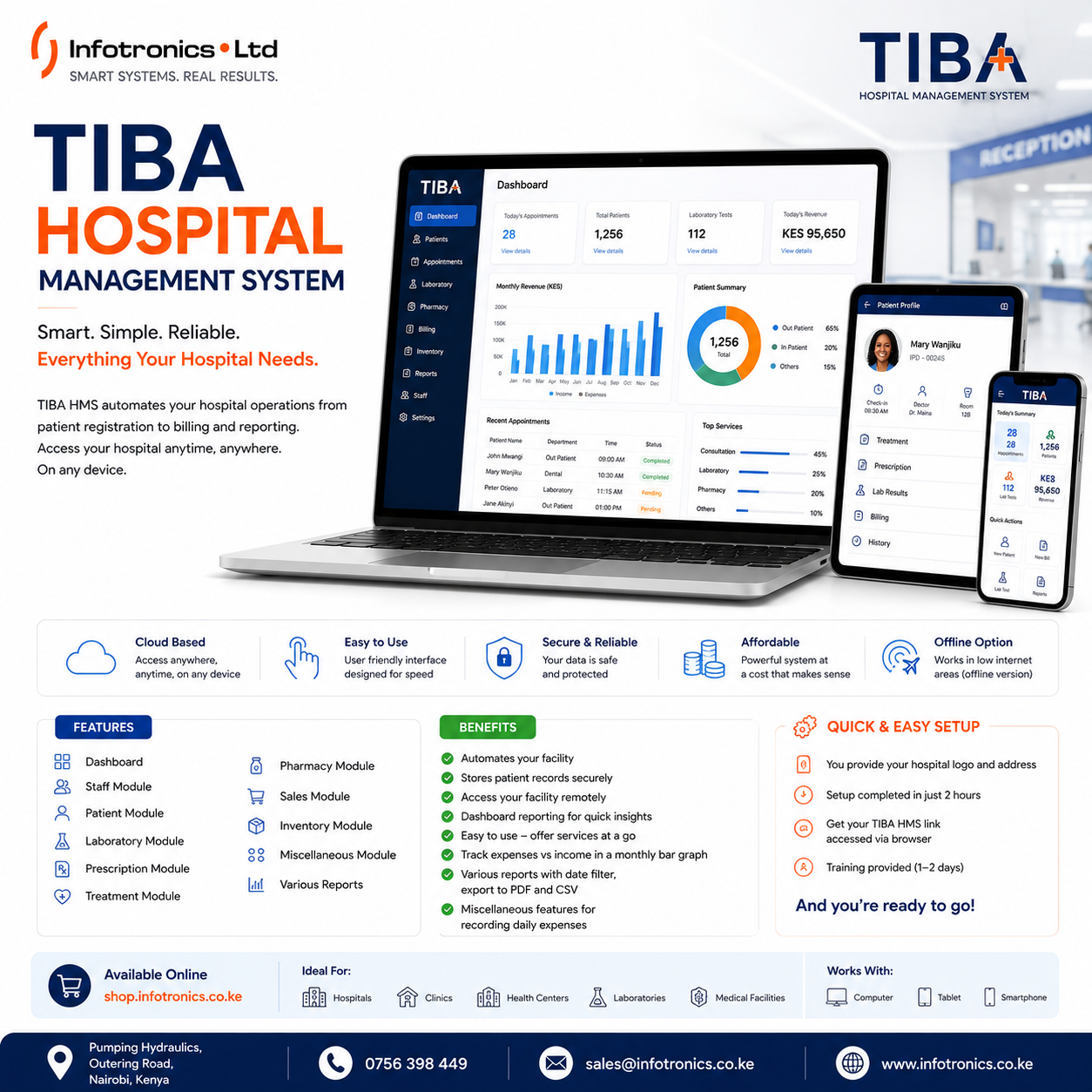 TIBA Hospital Management System (POS)